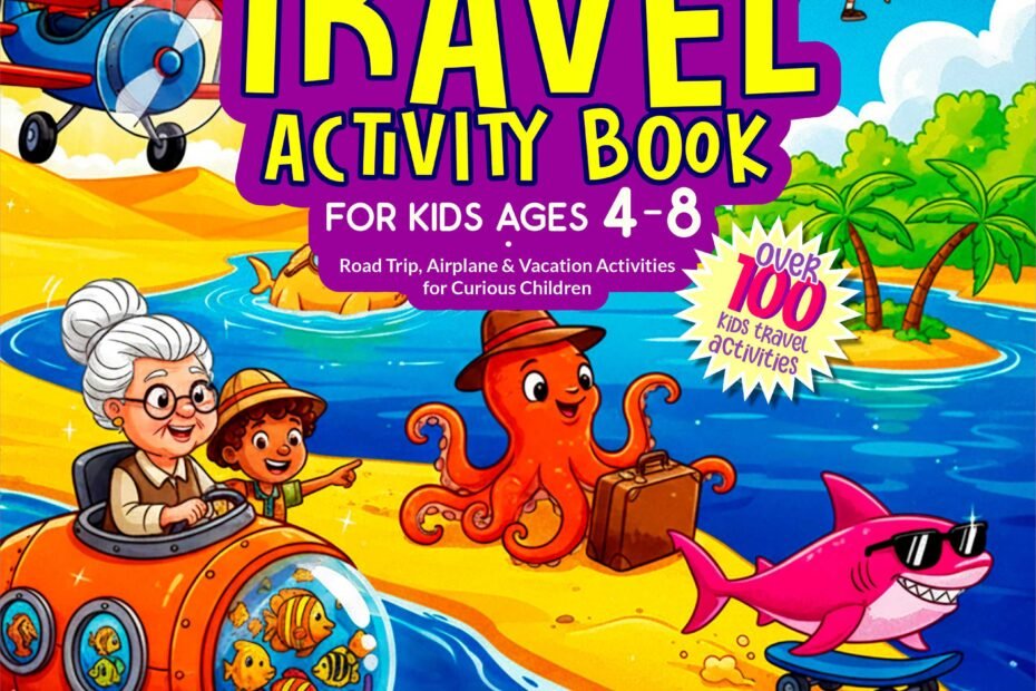 Ultimate Travel Activity Book - Misifoo Books - Cover Page