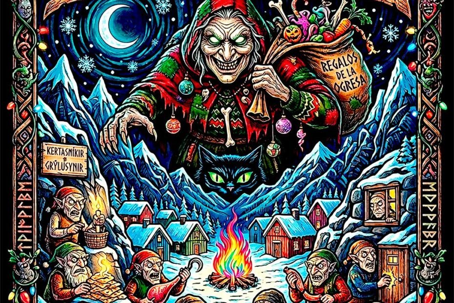 Los Jólasveinar y su madre Grýla - Portada