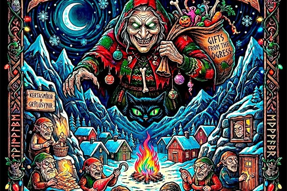 The Jólasveinar and their mother Grýla - Cover page